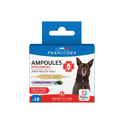 Francodex Ampułki na zdrowe stawy dla psów i szczeniąt x18