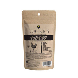 Sucha karma dla psa Luger’s z kurczakiem i jagnięciną 100 g