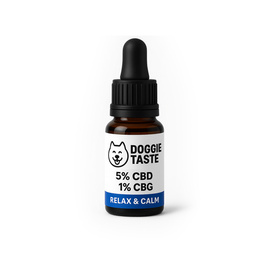 Doggie Taste Olejek CBD 5% + CBG 1% dla psów małych ras 10 ml
