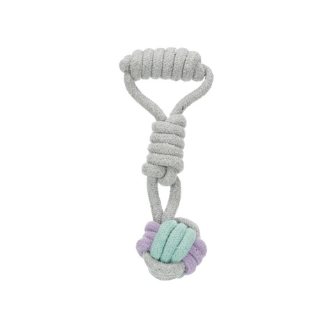Trixie Zabawka dla psa Junior Piłka sznurowa z uchwytem 6 cm/23 cm