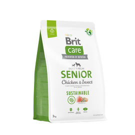 Brit Care Dog Sustainable Senior sucha karma dla psa kurczak i owady 3 kg