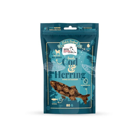 Syta Micha Fish & SeaFood przysmak dla psa dorsz ze śledziem 80 g