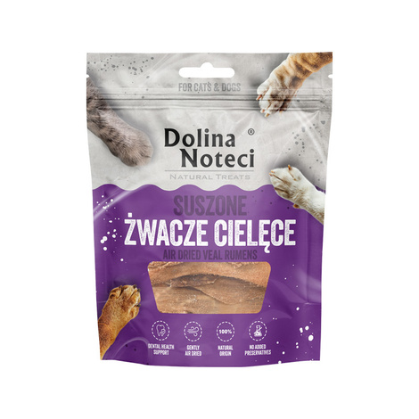 Dolina Noteci Natural Treats Veal Rumen żwacze cielęce przysmak dla psa 100 g