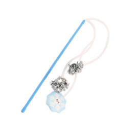 Buba Świąteczna zabawka dla kota Wędka ze śnieżynkami