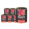 Mokra karma dla psa Rafi z wołowiną zestaw 12 x 800 g