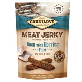 Carnilove Jerky Duck with Herring Fillet Przysmak mięsny dla psa Kaczka z filetem śledziowym 100 g