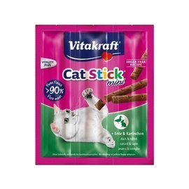 Vitakraft Stick Mini Przysmak dla kota Kaczka z Królikiem 3 szt.