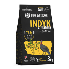 Paka Zwierzaka Seventh Heaven Karma sucha dla psa Indyk z maliną M 3 kg