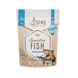 Bemo Sensitive Fish - hipoalergiczna, monobiałkowa karma sucha z rybą dla dorosłych psów średnich i dużych ras M/L 1 kg