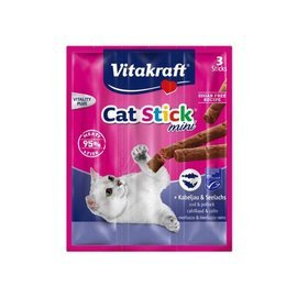 Przysmak dla kota Vitakraft Stick Mini Dorsz z Czarniakiem 3 szt.