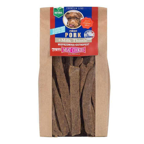 Milord Ciastka dla psa z wieprzowiną i ostropestem 80 g