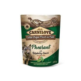 Carnilove Dog Pouch mokra karma dla psa Bażant i Malina 300g