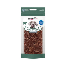 DOKAS Przysmak dla psa Mini Steaks wołowina 50g