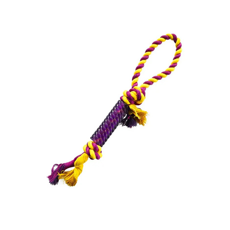 Buba Zabawka dla psa gryzak TPR na sznurku 41 cm