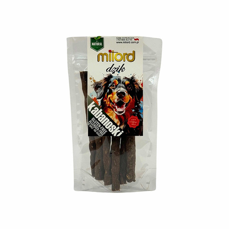 Milord Przysmak dla psa Kabanosy z dzika 80 g
