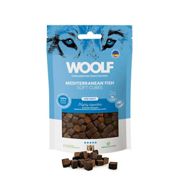 Woolf Soft Cubes Mediteranean fish Przysmak dla psa kosteczki z ryb śródziemnomorskich 100 g