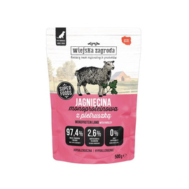 Wiejska Zagroda karma mokra dla psa monobiałkowa jagnięcina 500 g