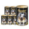 Mokra karma dla psa FLIPPER z drobiem 12 x 1240 g