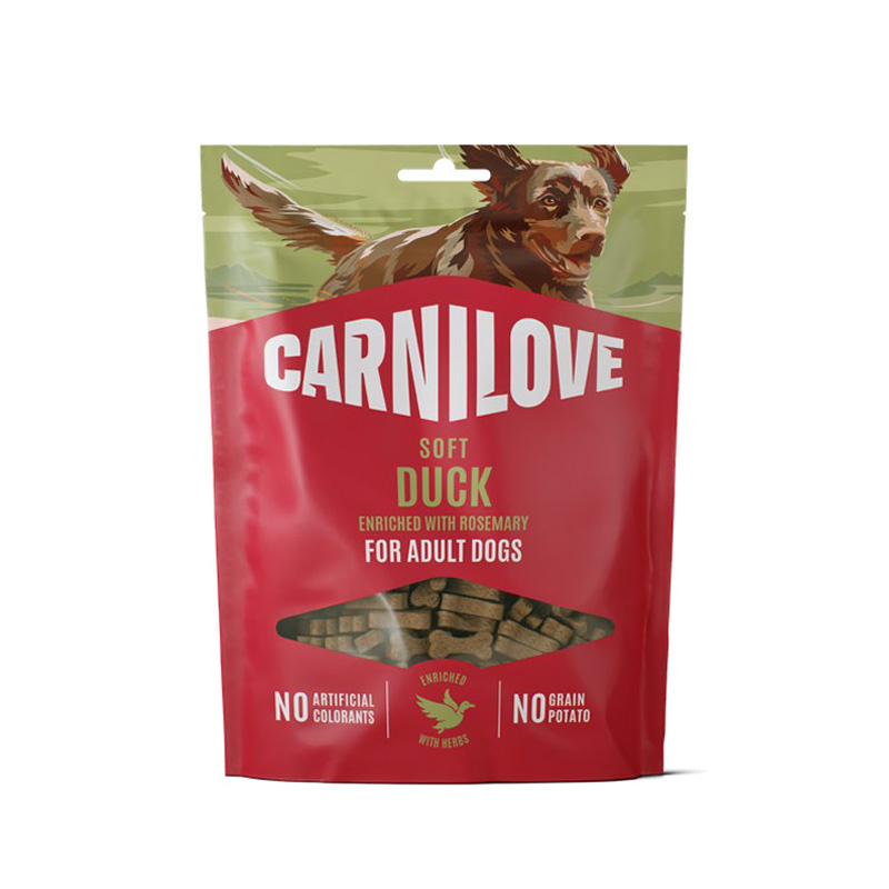 Carnilove Dog Soft Snack Miękkie przysmaki dla psów z kaczką i rozmarynem 200 g