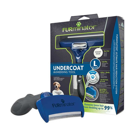 FURminator Zgrzebło dla psów krótkowłosych Large