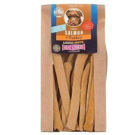 Milord Meat Cookies Naturalne ciastka łosoś i indyk 80 g