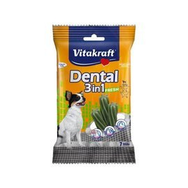 Vitakraft Dental Fresh 3w1 Przysmak dla psa poniżej 5 kg 7 szt. 70 g