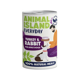 Animal Island Everyday Mokra karma dla psa indyk królik 400 g