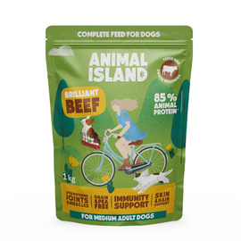 Animal Island Sucha karma dla psa z wołowiną 1 kg