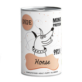 Paka Zwierzaka Karma mokra dla psa PEPE Horse konina 400 g