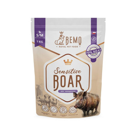 Bemo Sensitive Boar - hipoalergiczna, monobiałkowa karma sucha z dziczyzną dla dorosłych psów małych i średnich ras S/M 1 kg