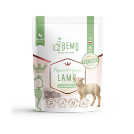 Bemo Cat Hypoallergenic – bezzbożowa karma sucha dla kota z jagnięciną 500 g