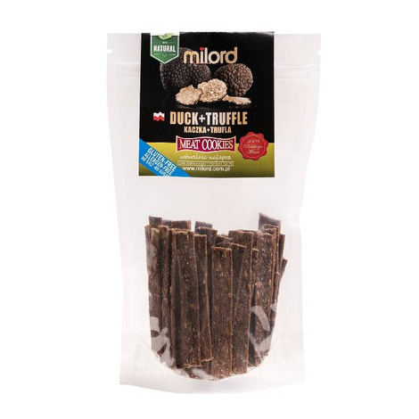 Milord Przysmak dla psa kaczka z truflami paski 70 g