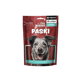 Pan Mięsko przysmak dla psa paski kaczka 100g