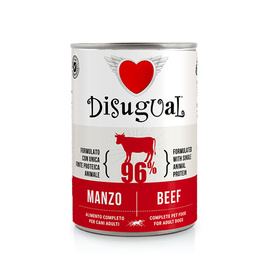 Disugual Monobiałkowa Karma mokra dla psa Wołowina 400 g