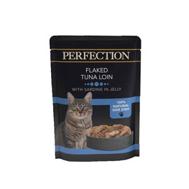 PERFECTION Mokra karma dla kota Polędwica z tuńczyka z sardynkami 70 g