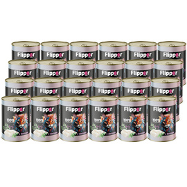 Mokra karma dla kota Flipper Pate z dorszem zestaw 24 x 400 g