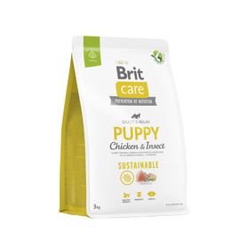 Karma sucha dla psa szczeniaka Brit Care Sustainable Puppy Kurczak owady 3 kg