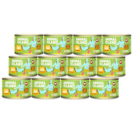 Animal Island Mokra karma dla psa wołowina z marchewką zestaw 12 x 410 g