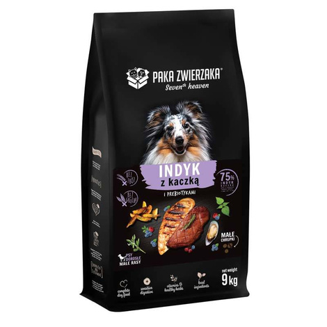 Paka Zwierzaka Karma sucha dla psa Seventh Heaven Indyk z kaczką 9 kg