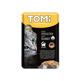 Tomi Mokra karma dla kota drób królik 100 g