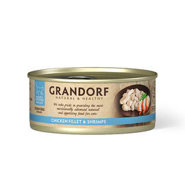 Grandorf Chicken Fillet & Shrimps Karma mokra dla kota z kurczakiem i krewetkami 70 g