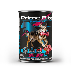 Game Dog Prime Bite Karma mokra dla psa Jeleń z jabłkiem 400 g