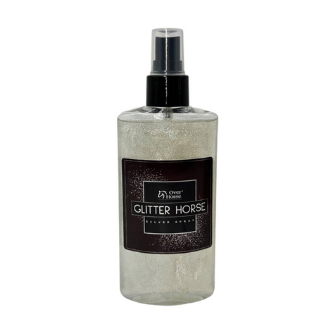 Over Horse Glitter Horse Silver Spray Mgiełka do sierści, grzywy i ogona dla konia 150 ml