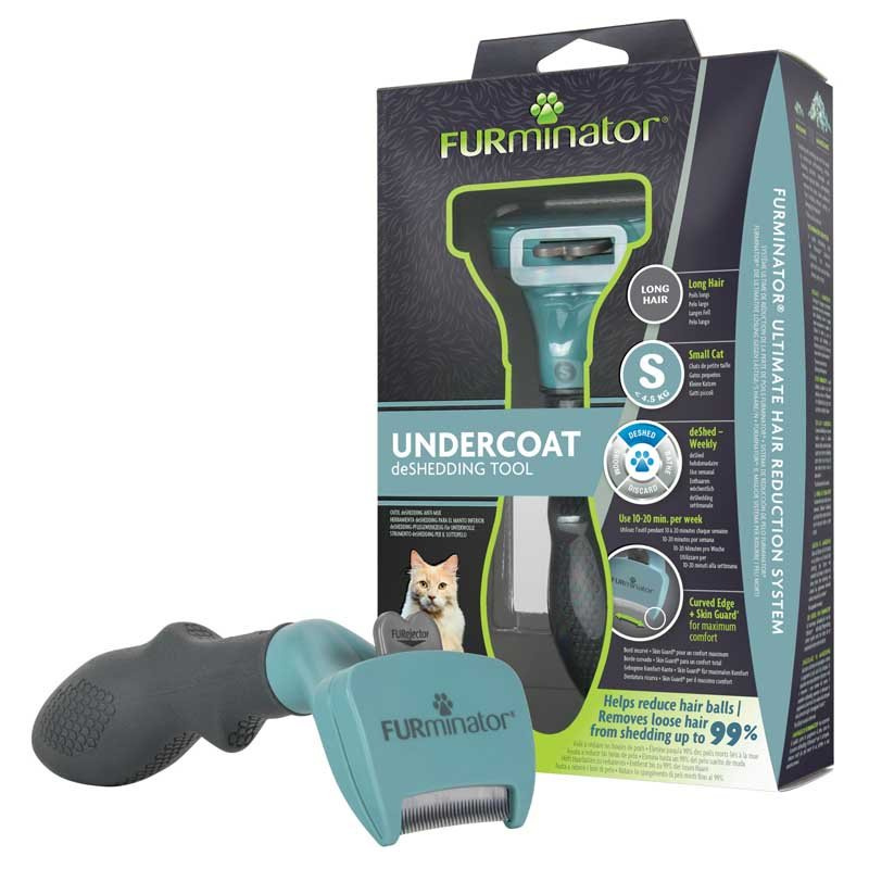 FURminator Zgrzebło dla kotów długowłosych Small
