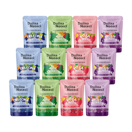 Dolina Noteci Superfood Karma mokra dla psów małych ras mix smaków zestaw 12 x 100 g