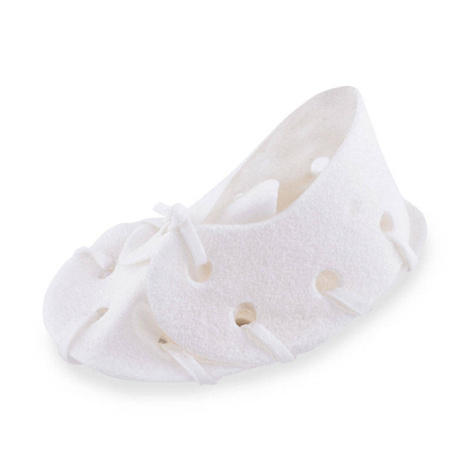 But biały Przysmak dla psa ze skóry wołowej 7,5 cm 1 szt