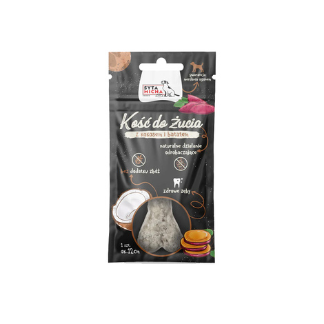 Syta Micha Kość do żucia dla psa Kokos z batatem 12 cm