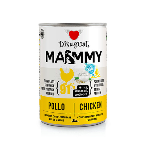 Disugual Mammy Monobiałkowa Karma mokra dla psa suki ciężarne Kurczak 400 g