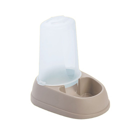Barry King Karmidło i poidło automatyczne dla psa lub kota 2,5 l beżowe