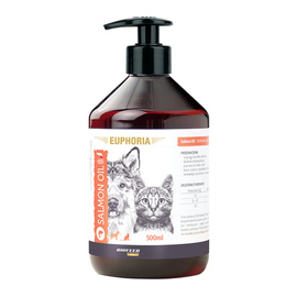 Biofeed Euphoria Salmon Oil Olej z łososia dla psa i kota 500 ml